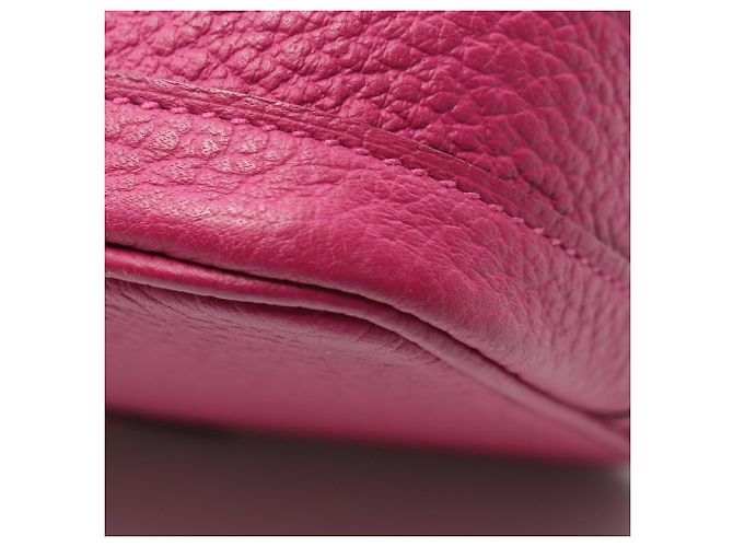 Hermès Borsa Tote Hermes Garden Party TPM in Rose Purple Rosa Porpora - vista 7
