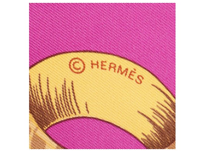Hermès Hermes Carre 90 Brazil Schal Mehrfarben Lila - Ansicht 2