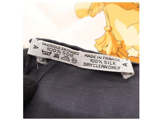 Hermès Foulard Hermes Carre 90 Hommage A Charles Garnier Marrone Nero Multicolore - vista 3