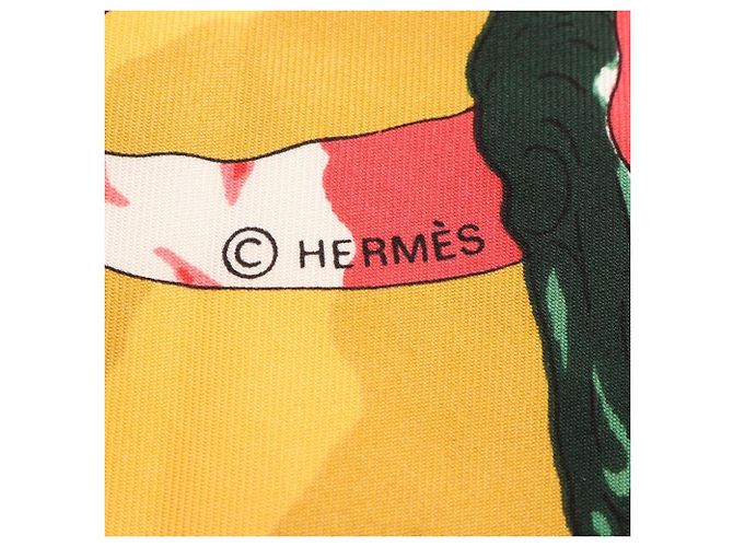 Hermès Hermes Carre 90 PRIERES AU VENT Schal Mehrfarben Orange - Ansicht 2