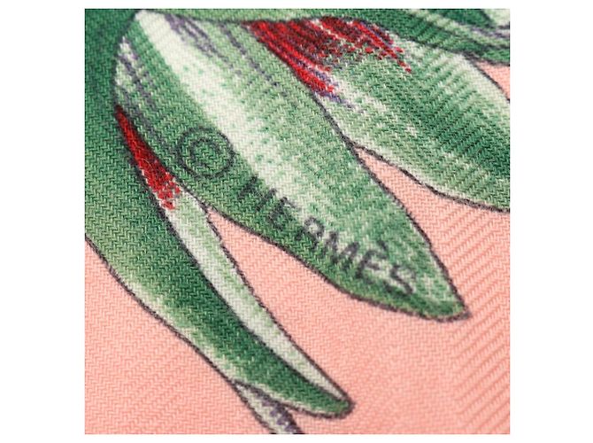 Hermès Hermes Carre Geant 140 Passiflores Schal Pink Mehrfarben - Ansicht 3