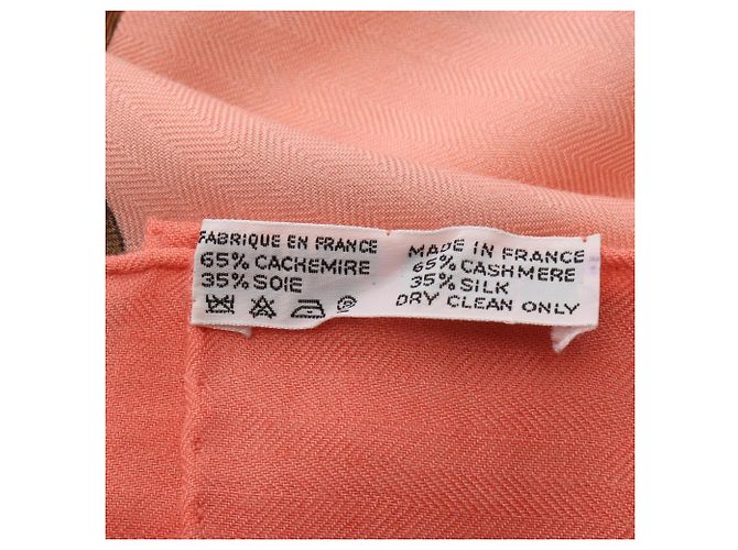 Hermès Hermes Carre Geant 140 Passiflores Schal Pink Mehrfarben - Ansicht 4