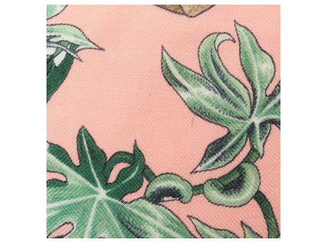 Hermès Hermes Carre Geant 140 Passiflores Schal Pink Mehrfarben - Ansicht 8