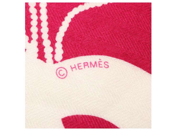 Hermès Hermes Carre Geant 140 Foulard Brazil Tattoo Crudo Porpora - vista 3