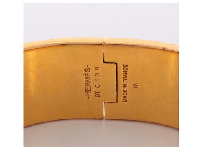 Clic H Hermès Hermes HERMES Clic Clac GM Bangle Accessory Pink Golden - view 4
