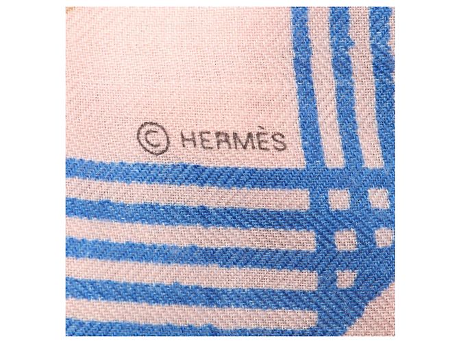 Hermès Hermes Carre Geant 140 Rubans Scarf Pink White Multiple colors - view 3