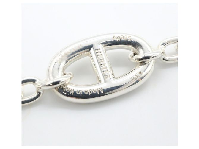 Hermès Collana Hermes Chaine d'Ancre Farandole 80 Argento - vista 3