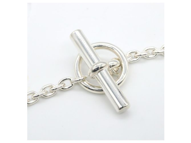 Hermès Collana Hermes Chaine d'Ancre Farandole 80 Argento - vista 4