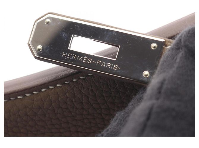 Hermès Hermes Jypsiere 28 Etoupe Schultertasche Taupe - Ansicht 11