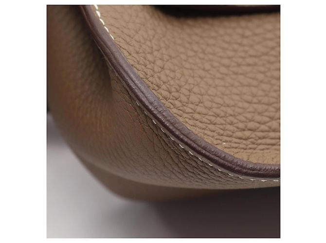 Hermès Hermes Jypsiere 28 Etoupe Schultertasche Taupe - Ansicht 8