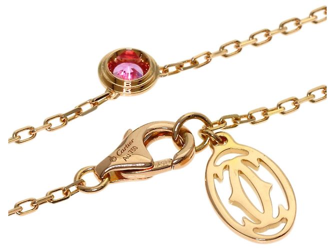 Collana Cartier Damour Saphir Léger Pink Sapphire - vista 2