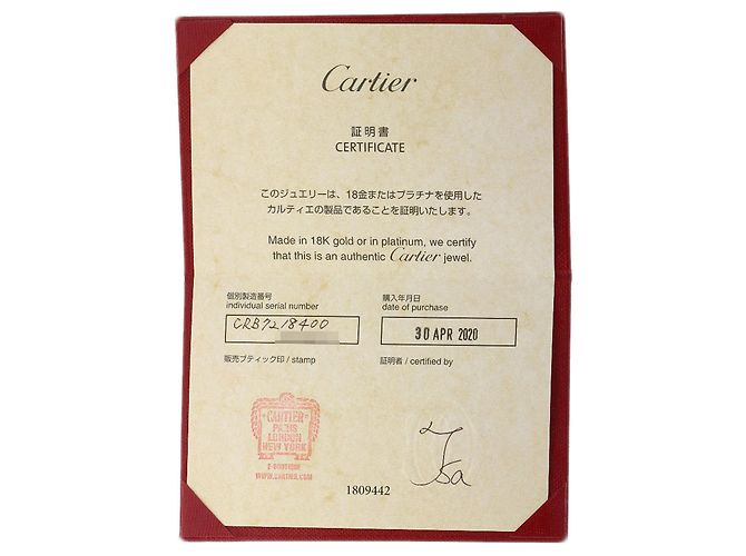 Collana Cartier Damour Saphir Léger Pink Sapphire - vista 5