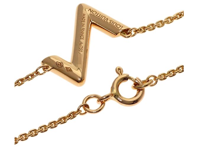Collana Louis Vuitton Up Side Down in oro rosa 18K - vista 2