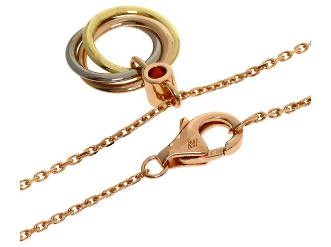 Collana Cartier Baby Trinity Zaffiro Rosa - vista 2