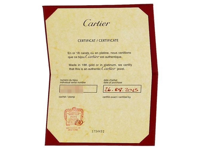 Collana Cartier Baby Trinity Zaffiro Rosa - vista 5