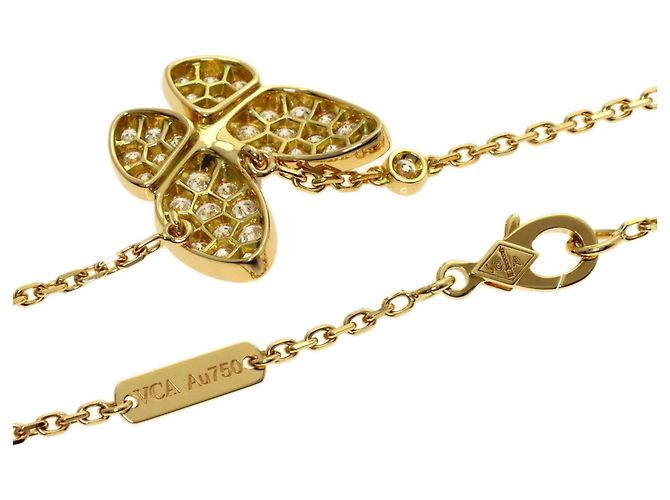 Collier de Papillon Van Cleef & Arpels avec diamants - vue 2