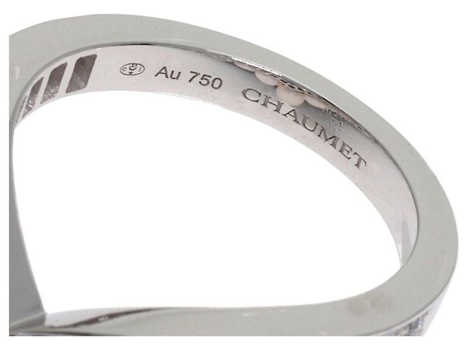 Anello Chaumet Josephine Aigrette Perla e Diamanti - vista 5