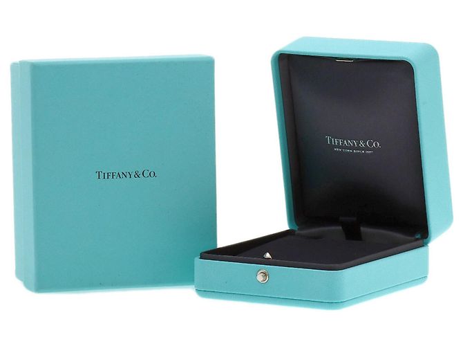 Autre Marque Collana Tiffany & Co. Open Heart Half Pave Diamond - vista 5
