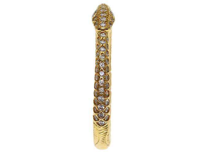 Anello Gucci Ouroboros mezzo diamante - vista 3