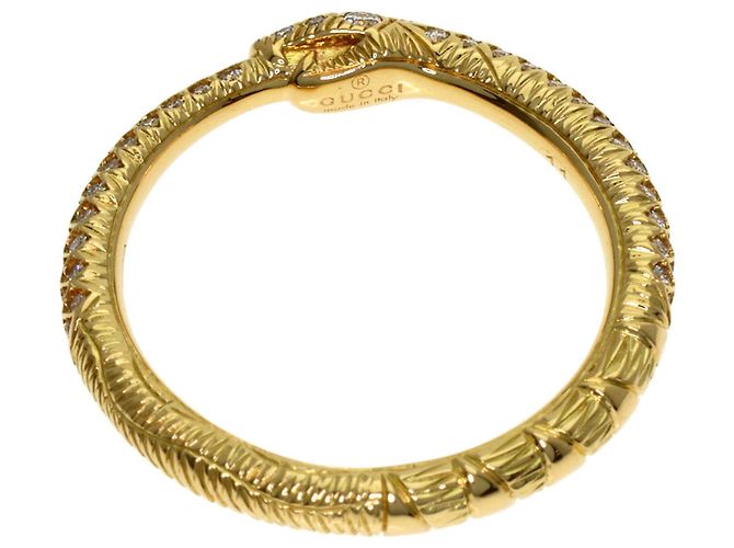 Anello Gucci Ouroboros mezzo diamante - vista 4