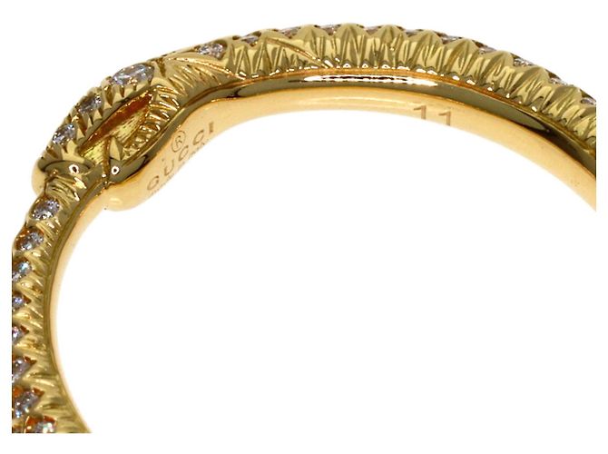 Anello Gucci Ouroboros mezzo diamante - vista 6