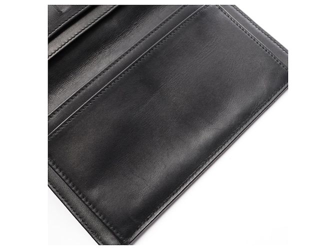 Chanel Matelassé Bi-fold langes Portemonnaie Schwarz - Ansicht 8