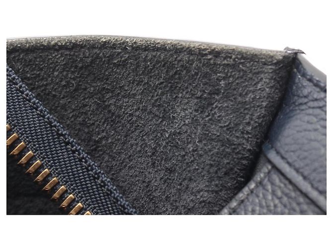 Céline Celine Luggage Micro Shopper Handtasche Marineblau - Ansicht 12