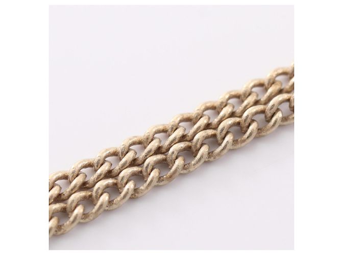 Collier Chanel Coco Mark plaqué or Rose Doré - vue 8