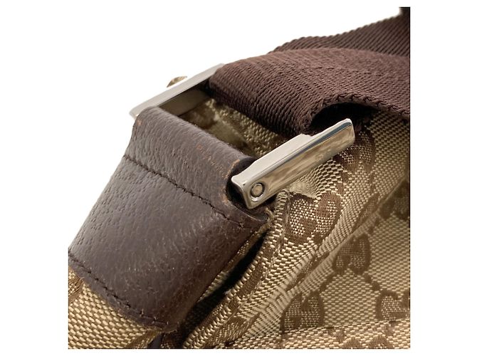 Borsa a tracolla Gucci 146236 GG Marrone - vista 12