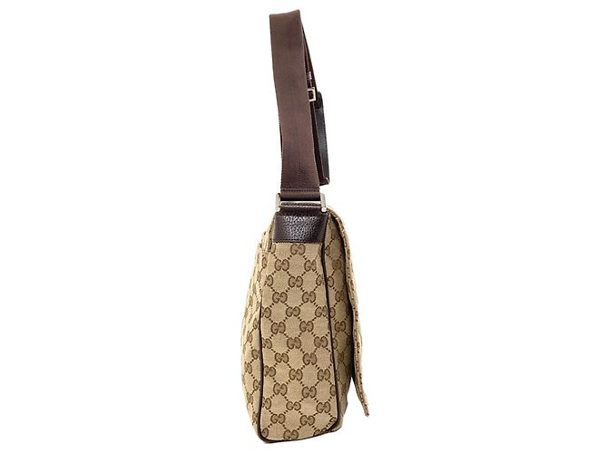 Borsa a tracolla Gucci 146236 GG Marrone - vista 3