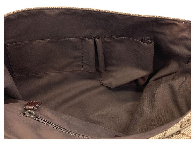 Borsa a tracolla Gucci 146236 GG Marrone - vista 8