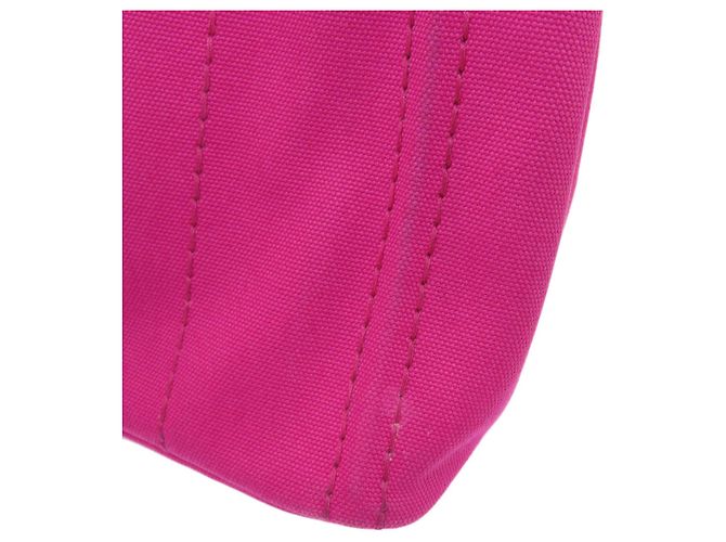 Prada Canapa Mini 2-Way Handbag Pink - view 17