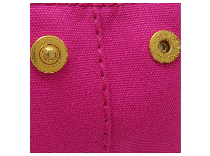Prada Canapa Mini 2-Way Handbag Pink - view 18