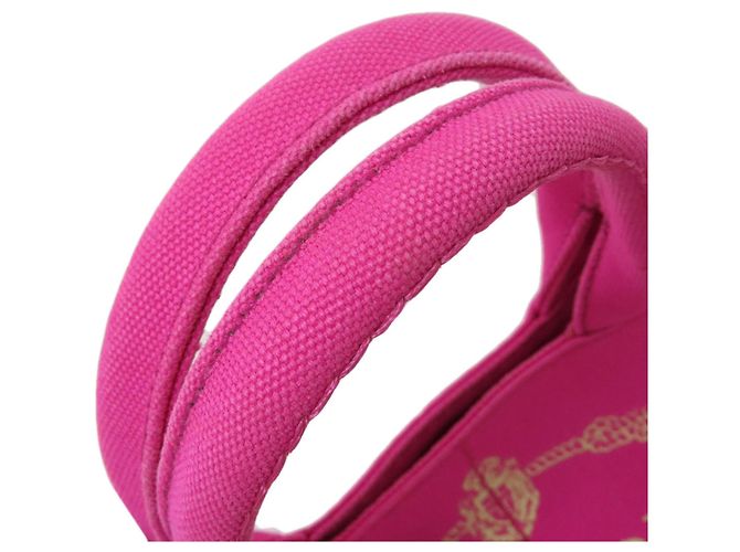 Prada Canapa Mini 2-Way Handbag Pink - view 20