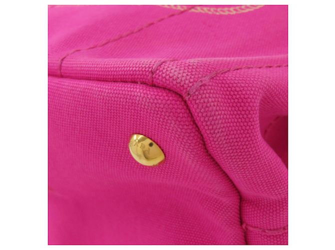 Prada Canapa Mini 2-Way Handbag Pink - view 22