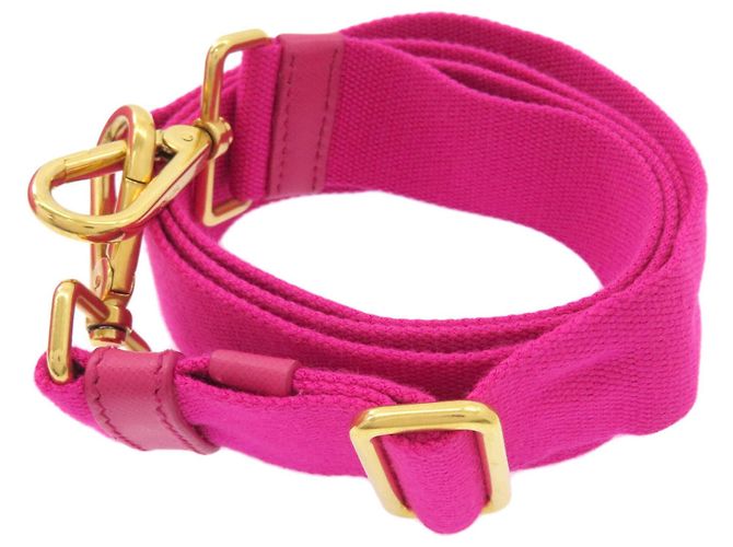 Prada Canapa Mini 2-Way Handbag Pink - view 9