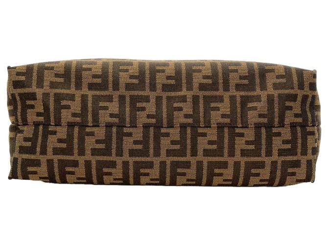 Fendi Shopper-Tasche aus Canvas mit Zucca-Muster für Damen Braun - Ansicht 4