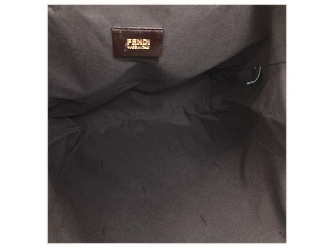 Fendi Shopper-Tasche aus Canvas mit Zucca-Muster für Damen Braun - Ansicht 5