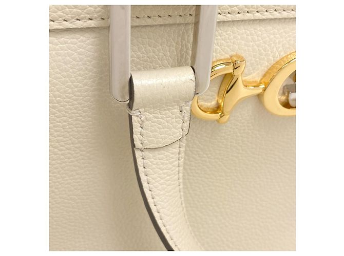Gucci 564714 Zumi Medium Top Handle 2-Way Handbag Branco - vista 16