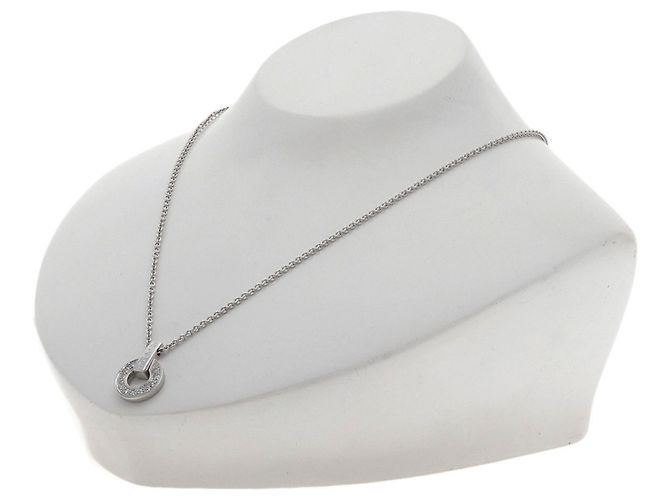 Bulgari Collana Bvlgari Bvlgari in oro bianco 18K e diamanti - vista 6