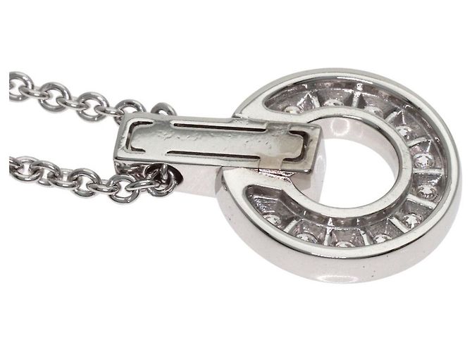 Bulgari Collana Bvlgari Bvlgari in oro bianco 18K e diamanti - vista 7