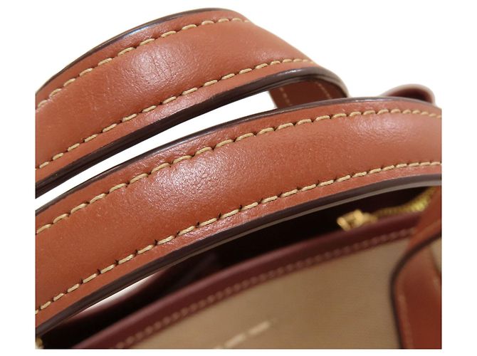 Borsa Tote 2-Way Coach CH189 Hannah Carryall Marrone - vista 19