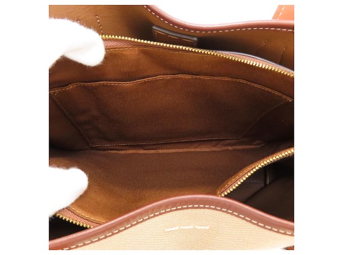 Borsa Tote 2-Way Coach CH189 Hannah Carryall Marrone - vista 6
