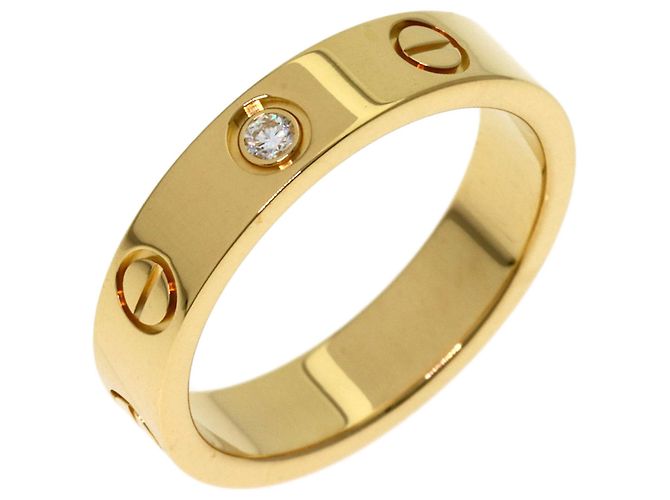 Anello Cartier Mini Love in oro giallo 18K - vista 2