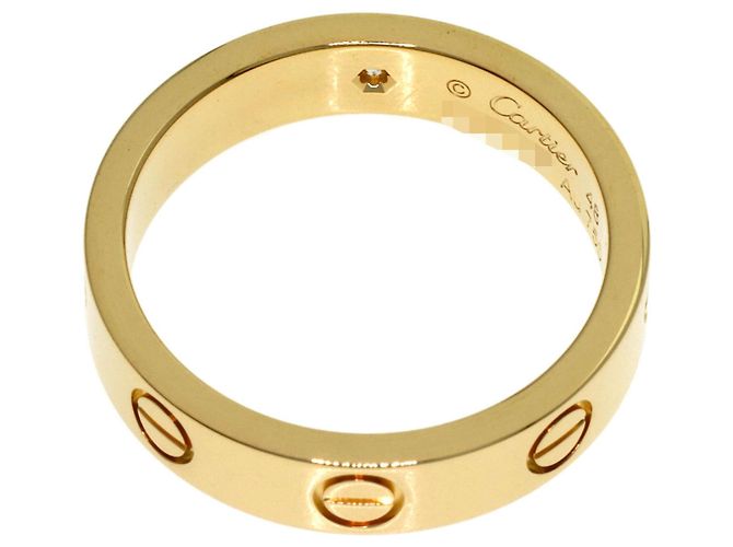 Anello Cartier Mini Love in oro giallo 18K - vista 4