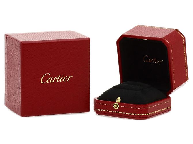 Anello Cartier Love in oro rosa 18K con diamante - vista 7