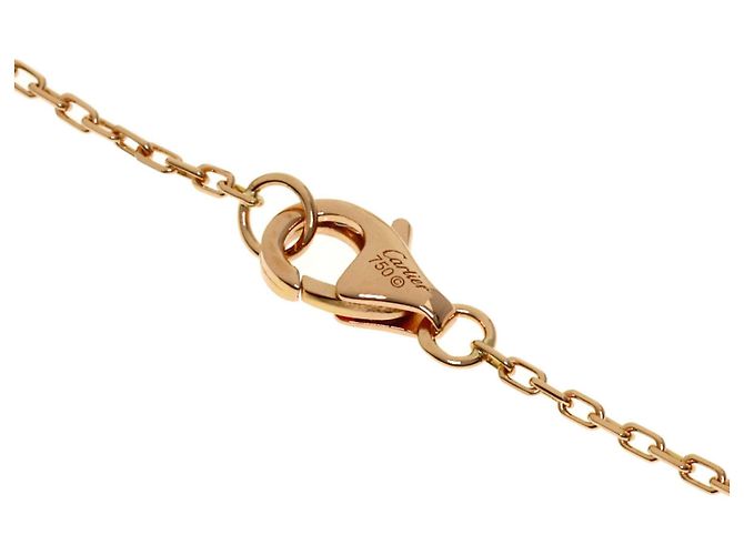 Bracciale Cartier Double C in diamanti e oro rosa 18K - vista 4