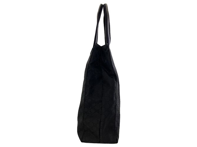 Borsa Tote Gucci GG in nylon nero - vista 3