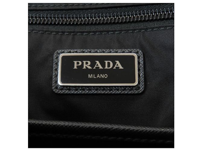 Sac à dos Prada en nylon noir - vue 6