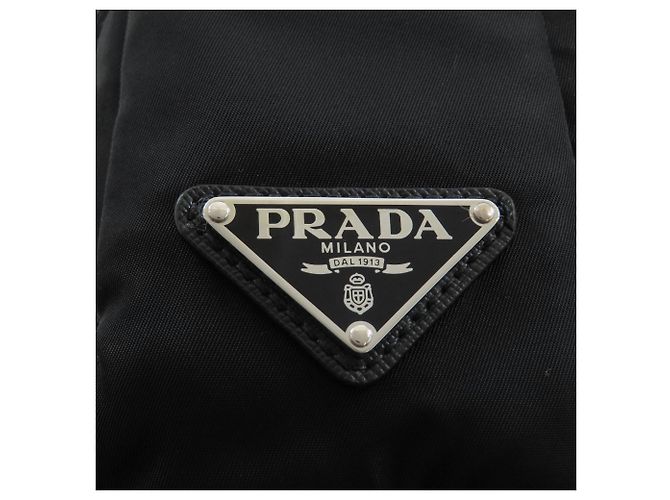 Sac à dos Prada en nylon noir - vue 7